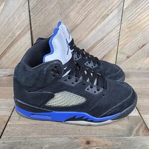 Jordan 5 Retro Racer Blue Mens Athletic Basketball Sneakers Size 10 CT4838-004
